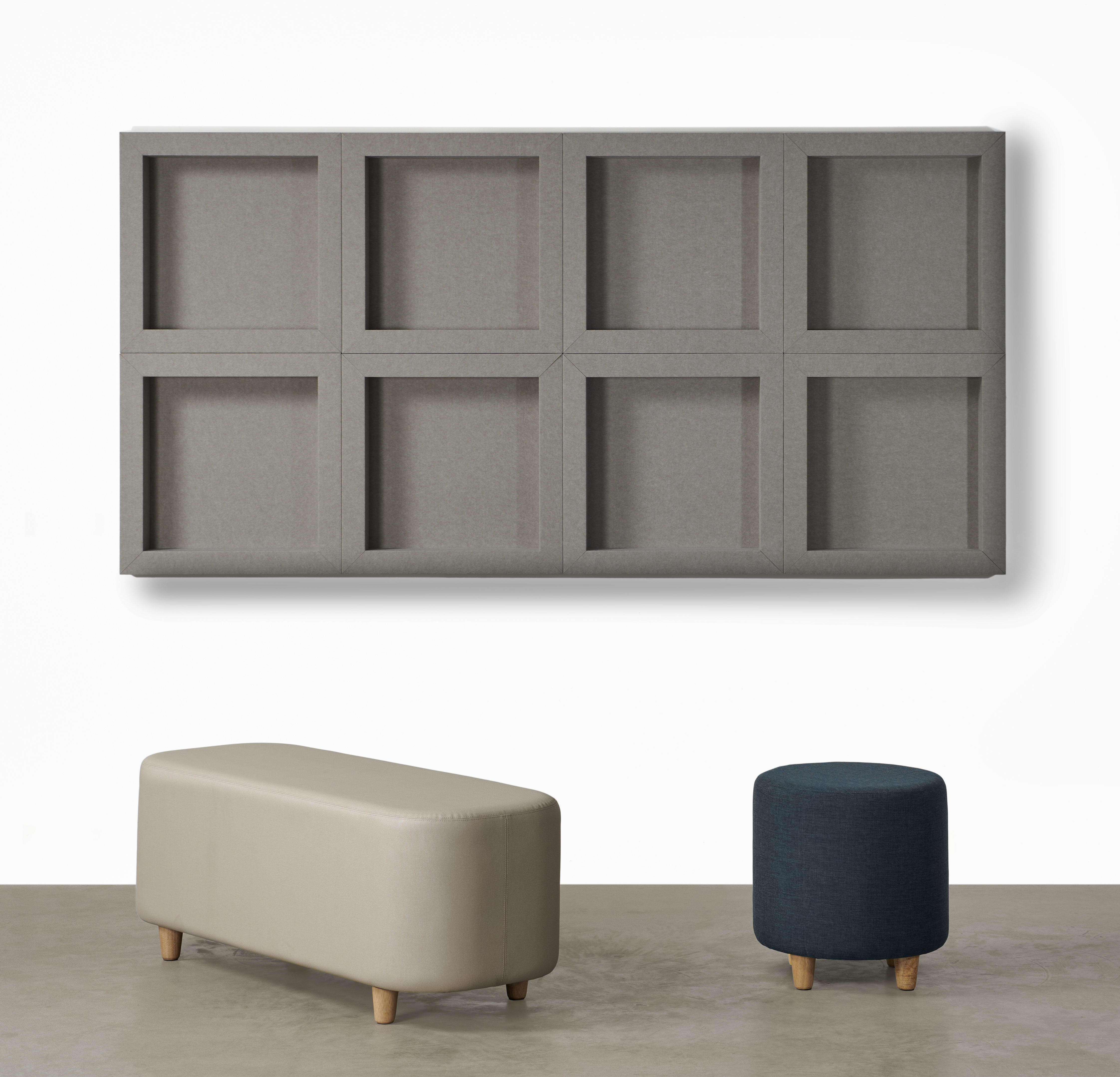 Ecoustic Coffered Direct Fix wall tile