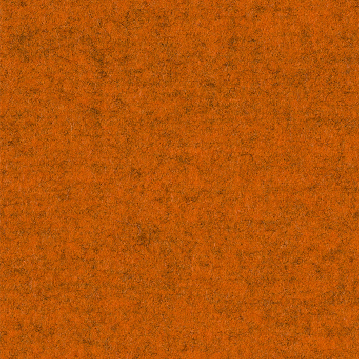 detail of orange fabric covering