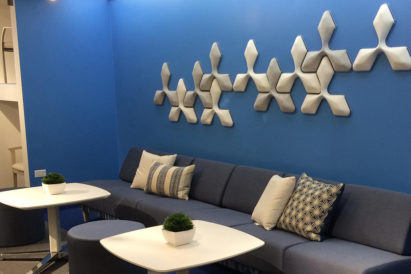 Ecoustic Foliar at Paoli Showroom