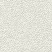 detail of a textured white leather finish