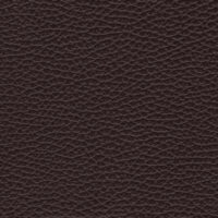 detail of a textured dark brown leather finish