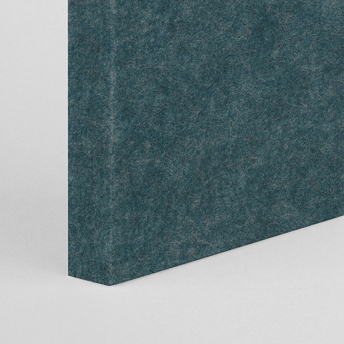 corner of an aqua acoustic panel