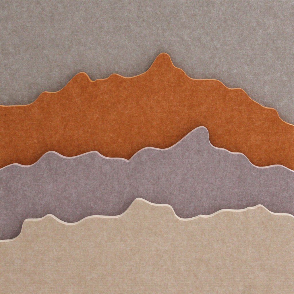 acoustic solid color core warm tones stacked 