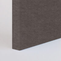 corner of a brown acoustic panel