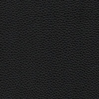 detail of a textured black leather finish