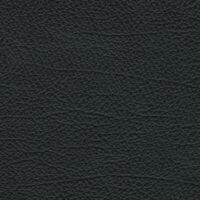 detail of a textured dark green leather finish