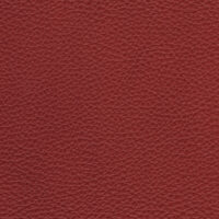 detail of a textured reddish-brown leather finish