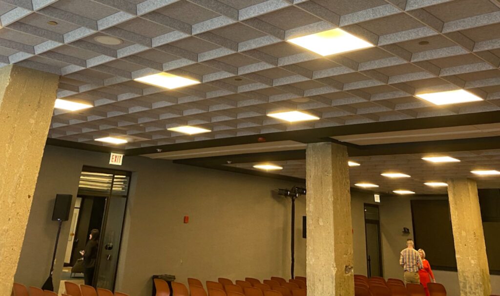 Deep coffered ceiling