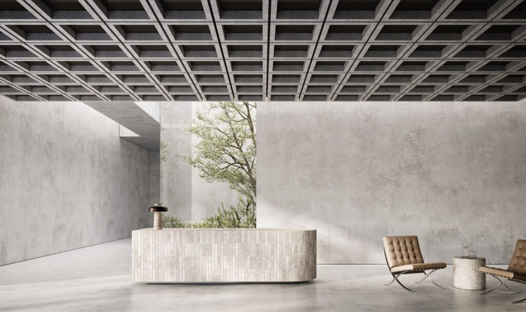 Sculpt coffered ceiling