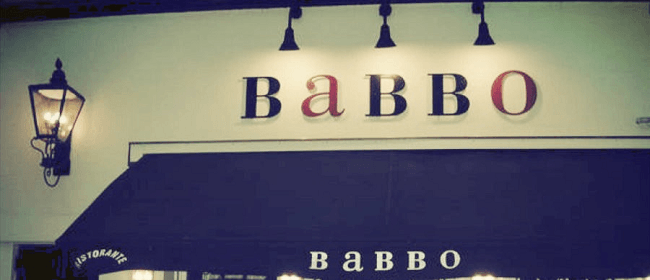 babbo restaurant
